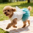 thumbnail image 6 of Nkmbld Cat Dresses Lightweight Puppy Princess Dress with Bowknot for Small Medium Dogs Cats, Summer Sleeveless Puppy Clothes for Birthday Party Wedding, 6 of 8