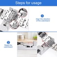 thumbnail image 6 of TSV Trading 6 Piece Watch Band Link Remover Repair Tool Kit Set, 6 of 9