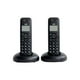 thumbnail image 1 of Set DE 2 Teléfonos INALÁMBRICOS LM mod. LM-1702-1 COLOR Negro, 1 of 8