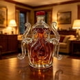 thumbnail image 5 of Bottle Decanter,Glass Wine Decanter,Whiskey Liquor Decanter,Home Bar Decor,Dining Cabin Decor,Cool Decanter For Men,Decorative Centerpiece,Humorous Gift Decanter,Party Starter Decanter, 5 of 5