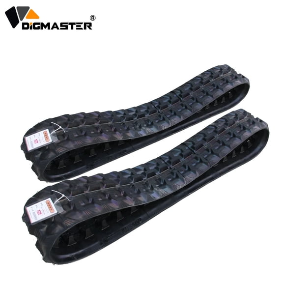 DigMaster Mini Excavator Rubber Tracks 180mmx1300mm All-Terrain Protection for0.8-1.5Ton Compact Excavators