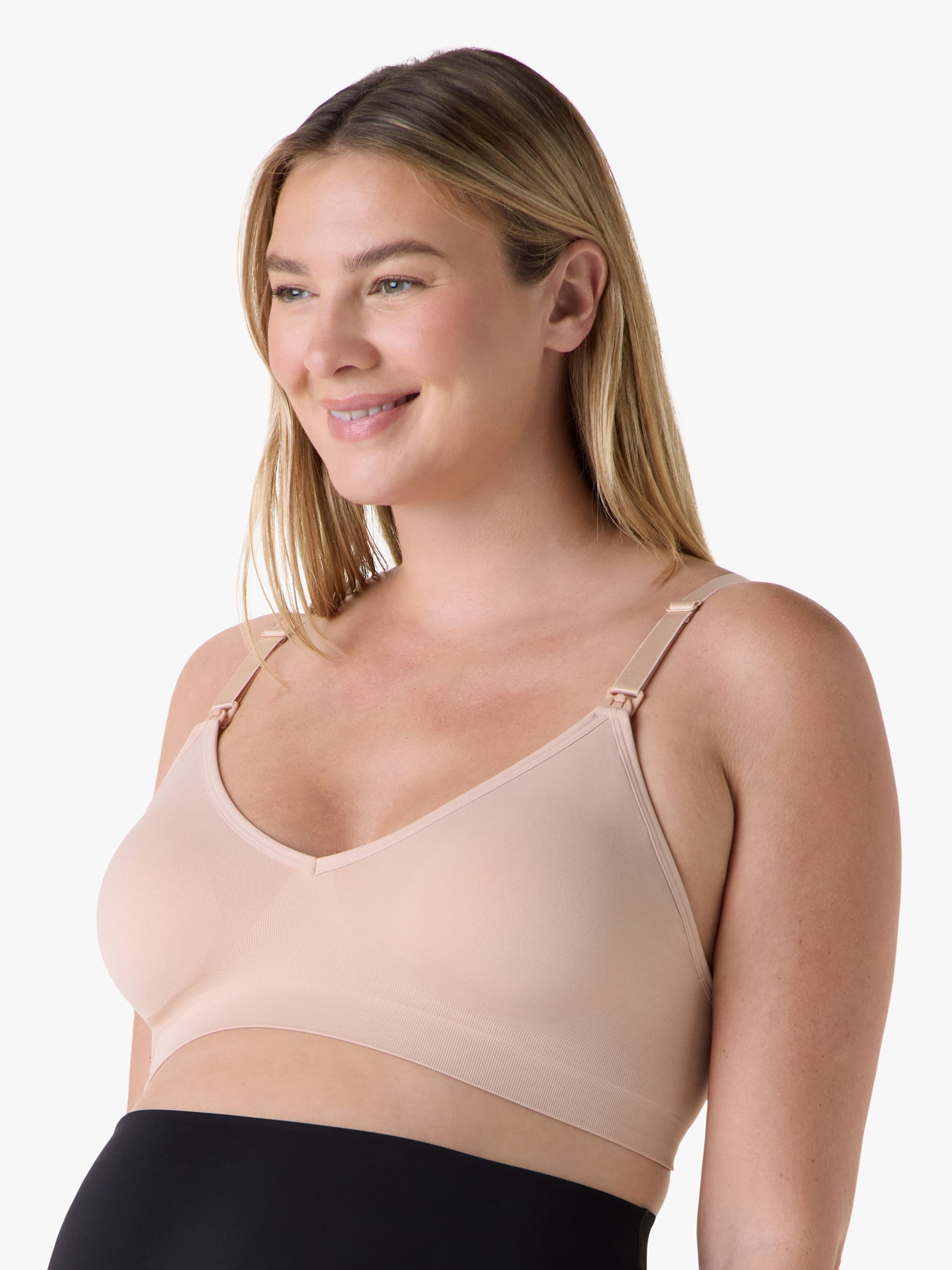 Ingrid & Isabel For Every Belly Women's Maternity & Nursing Seamless, 3-Pack Bra, SizesS-XXXL