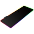 thumbnail image 1 of RGB Gaming Mouse Pad X Large, Black Extended LED Mouse Pad 30% Larger Size(31.5"×11.8"), Anti-Slip Base Computer Keyboard Mouse Mat for Gaming Computer/Laptops/Office Desk, 1 of 7