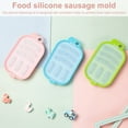 thumbnail image 3 of Sausage Making Mold Silicone Baking Mould Non-stick Handmade Sausage Making Mold Kitchen Accessory  Green, 3 of 10