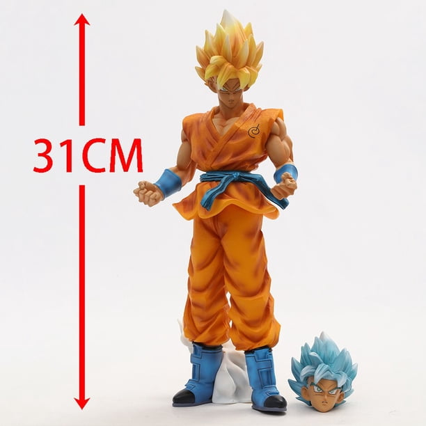 Dragon Ball Goku serie Super SSGSS Super Saisuperb Goku Dios Super Saisuperb PVC figuras de acción niños niñas decoración Anime juguete para regalo zhangyuxiang unisex