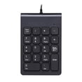 thumbnail image 2 of Teclado Numérico Usb Con Cable Universal Teclado Numérico Ultrafino Mini Teclado Negro Guardurnaity EL010456-00, 2 of 6