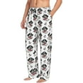 thumbnail image 3 of Kdxio Pirate Puppy Print Men's Sleep Pajama Pant Lounge Pants with Pockets, 3 of 8