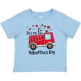 thumbnail image 3 of Inktastic It's My 1st Valentine's Day Fire Truck Boys or Girls Baby T-Shirt, 3 of 5