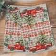 thumbnail image 4 of Red Christmas Kitchen Towels Set of 3, Water Absorbent Dish Towel, Red Truck Xmas Tree Snowflake Decorative Hand Towels - Quick Drying Cloth for Cooking Baking, 18x28 Inch, 4 of 8