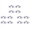 thumbnail image 1 of 12 Piezas Almohadillas de Picos de Cobre Puro para Altavoz Altavoz HiFi Caja Aislamiento Soporte de Piso Pies Base de Cono Almohadilla para Zapatos (Plata), 1 of 7