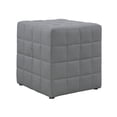 thumbnail image 3 of Monarch Specialties Inc Monarch Specialties Linen-Look Ottoman, 3 of 3