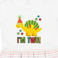 thumbnail image 4 of Inktastic Dinosaur 2nd Birthday 2 Year Old Party Girls Toddler Dress, 4 of 5