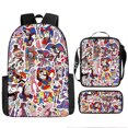 thumbnail image 1 of THE AMAZING DIGITAL CIRCUS Student Bag Satchel Pencil Case Three-piece Set-week, 1 of 4