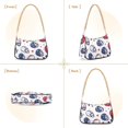 thumbnail image 7 of FORMRS Womens Shoulder Bag with Chain Strap Clutch Purse Cute Tote Handbag, Cartoon American Football Helmets, 7 of 7