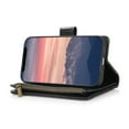 thumbnail image 3 of Allytech iPhone 14 Plus Wallet Case, 9 Cards Holder Zipper Wallet Case for Women Men Shockproof Hand Strap Full Protective Flip Stand Case Cover for  Apple iPhone 14 Plus 6.7" - Black, 3 of 8