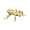 thumbnail image 2 of deevoka Brass ANT Statue Delicate Portable Creative Gift Decorative Copper Sculpture for Bright Color, 2 of 9