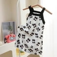 thumbnail image 2 of Huanglei Kids Girls Fashion Cute Print Dress Gown Toddlers Casual Wear Cute Dresses, 2 of 3