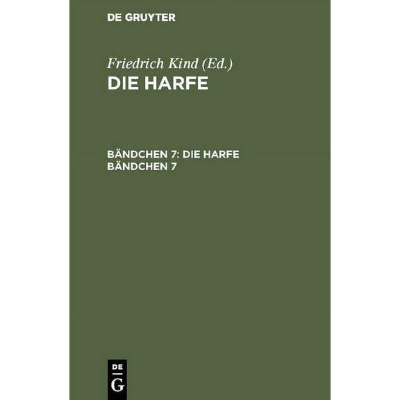 Die Harfe. BÃ¤ndchen 7, (Hardcover)