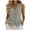 Dark Gray, variant on Vivianyo HD Women's Linen Blend Button Down Vest, Sleeveless V-Neck Waistcoat for Women,Summer Casual Tank Tops Everyday Wear, Women's Dark Gray, Sizes S-2XL