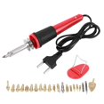 thumbnail image 1 of Electric Soldering Iron Set Wood Burning Pen Engraving Carving Pyrography Tool 30WEU Plug AC220V, 1 of 4