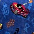 thumbnail image 3 of Frazada Calientita Individual Elefantito Azul Carritos Race, 3 of 3