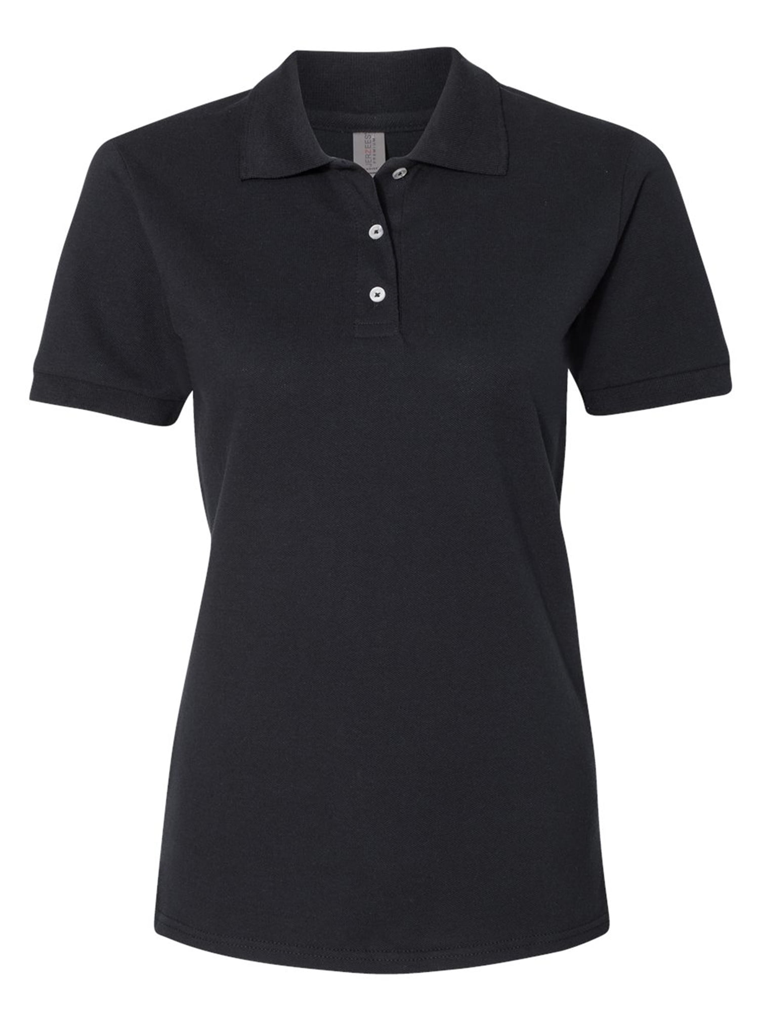 Polo Shirts for Women JERZEES Women's Piqué Sport Shirt 443W 3 Button ...