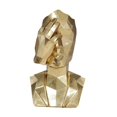 thumbnail image 3 of Estatua de pensador de resina, figura abstracta, adorno moderno para el hogar, escultura. No ver, 3 of 9