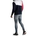 thumbnail image 3 of FASHIONWT Men Casual Sporty Long Sleeve Collision Color Splicing Pockets Hoodie, 3 of 4