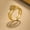 D, variant on Copper Gold-Plated Leopard Head Open Ring with Micro-Pave Zirconia - Fashion Hip Hop Unisex Statement Jewelry
