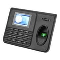 thumbnail image 2 of VGEBY Check In Attendance Attendance Machine Time Clock 2.4in Color Screen Biometrics Fingerprint Password Check In Out 100‑240V, 2 of 8