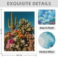 thumbnail image 3 of Diamond Art Kit for Adults, Cactus Blooms In Desert Landscape Diamond Painting for Adults Beginners, DIY Diamond Art Painting Kits, 5D Diamond Painting Crafts for Home Decor 12x16 Frameless, 3 of 7