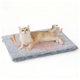 thumbnail image 1 of Cama para mascotas con calefacción automática para perros y gatos, 24 x 18 cm, color gris, 1 of 8