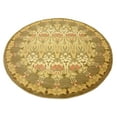 thumbnail image 2 of Unique Loom Edinburgh Border Design Rug 6' x 6' Round Brown/Beige, 2 of 2