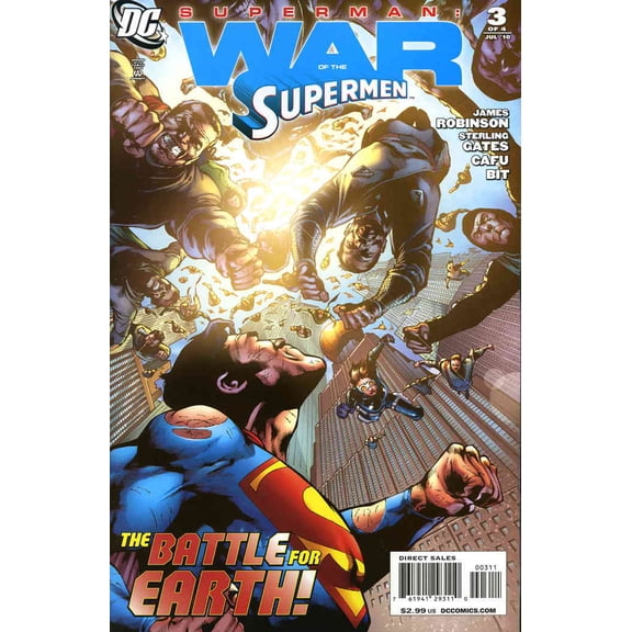 Superman: War of the Supermen #3 VF ; DC Comic Book