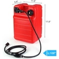 thumbnail image 2 of Garvee Réservoir de Carburant pour Bateau Portable avec Conduite de Carburant, 6 Gallons, 11.6 Pouces x 9.8 Pouces x 17.8 Pouces, Rouge, 2 of 7