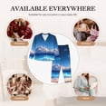 thumbnail image 7 of Sigee Starry Night Ocean View for Women’s Pajama Sets Long-Sleeved Pjs Sets for Women 2 piece Sleepwear-Medium, 7 of 7