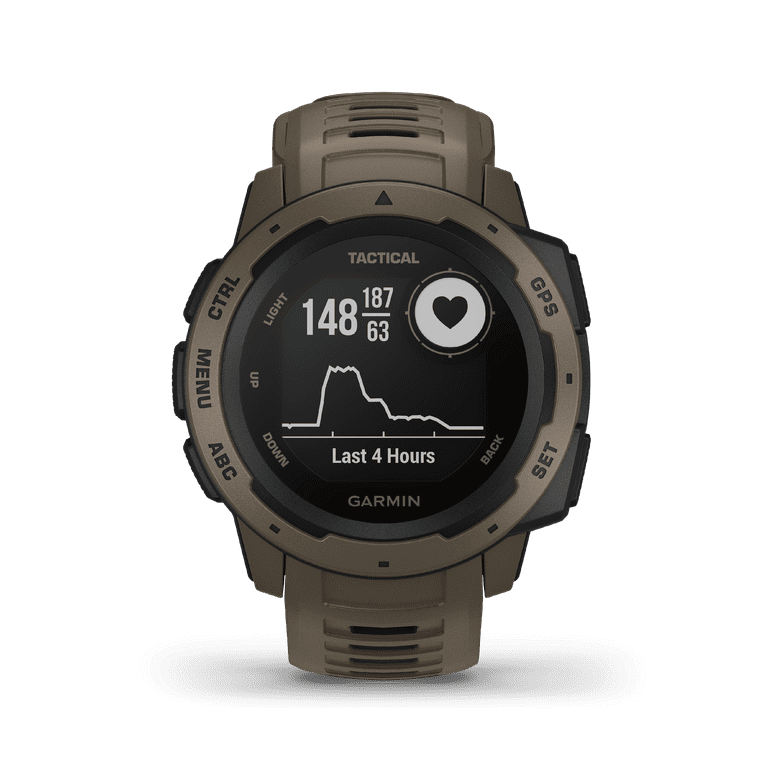 Garmin Instinct 2 Solar Tactical Edition GPS Smartwatch - Coyote Tan