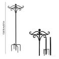 thumbnail image 3 of NWOKYZGH Shepherds Hooks for Outdoor, Heavy Duty Adjustable Bird Feeder Pole Garden Decor Shepherds Hook for Hanging Bird Feeder, Plant Baskets, Hummingbird Feeder for Outside, 3 of 7