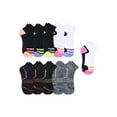thumbnail image 3 of Athletic Works Girls Ankle Socks, 11-Pack, Sizes S-L, 3 of 5