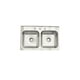 thumbnail image 1 of Fregadero Cocina Empotrar 2 Tinas 84x48x15 M11019 EB Tecnica linea Mark, 1 of 3