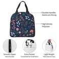 thumbnail image 3 of Naloa Colorful Flowers Print Lunch Box for Women Men,Insulated Lunch Bag,Lunchbox,Thermal Leakproof Cooler,Reusable Lunch Tote Bag for Work School Travel Picnic, 3 of 7