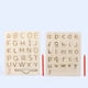 thumbnail image 4 of Wooden Hole Punch Board Children's Early Education Monti Alphabet Graphic Double-sided Blind Punch Board Educational Toy, 4 of 4