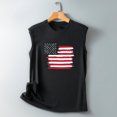 thumbnail image 5 of DailyTrove Women's Solid American Flag Tank Top - Polyester Patriotic & Summer Wear, Classic for Patriotic Gatherings, 5 of 5