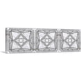thumbnail image 1 of ARTCANVAS Art Deco Black Geometric Lines on White Panoramic Canvas Art Print - Size: 36" x 12" (0.75" Deep), 1 of 9