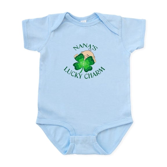CafePress - Nana's Lucky Charm Infant Bodysuit - Baby Light Bodysuit, Size Newborn - 24 Months