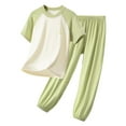 thumbnail image 1 of LYHaoo Pyjama en Fibre pour Garçons, Confortable, Deux Pièces, Respirant, 10-11 Ans, 1 of 3