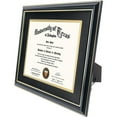 thumbnail image 6 of GraduationMall Certificate Frame, Real Wood with Gold Trim for 8.5 x 11 / 11 x 14 inches, Black, 6 of 7