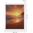thumbnail image 2 of Diamond Art Kit for Adults, Sunset Over Ocean Waves Beach Diamond Painting for Adults Beginners, 5D DIY Diamond Art Painting Kits, Colorful Diamond Painting Craft for Home Decor 12x16, 2 of 7