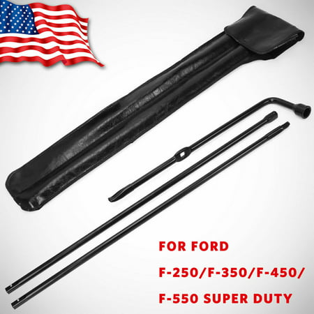 For Ford 03-07 F250 F350 F450 F550 Superduty Spare Tire Tool Kit Lug (Best Tires For Ford Edge 2019)