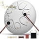 thumbnail image 1 of Tambor de acero Innowarmer para lluvia, 6 pulgadas, 8 notas, blanco, 1 of 6